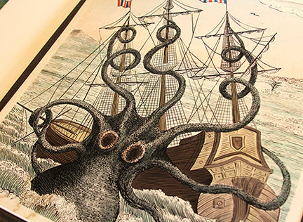 “Kraken & Sea Monsters: A Collector’s Guide to Vintage-Style Nautical Art” → Kraken, Sea Krait & Moray.