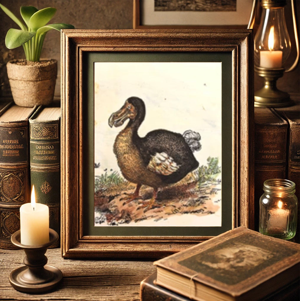 Dodo Art Print – Extinct Bird Scientific Illustration | Hinge