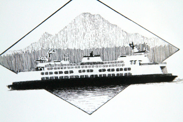 Ferry Diamond Art Print