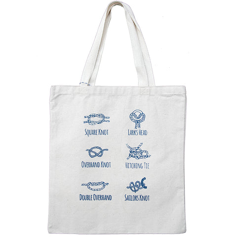 Knots Cotton Tote Bag